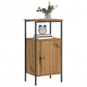 Nightstand Artisan oak Engineered wood, metal Medium Ni...