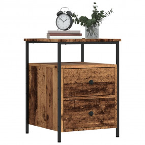 Bedside Cabinet Old wood Engineered wood Medium Bedside...