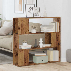 Book Cabinet Old wood Engineered wood Large Book Cabine...