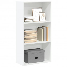 Bookcase White Engineered wood Bookcase Rectangular Mod...