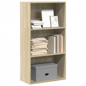Bookcase Sonoma Oak Engineered Wood Medium Bookshelves