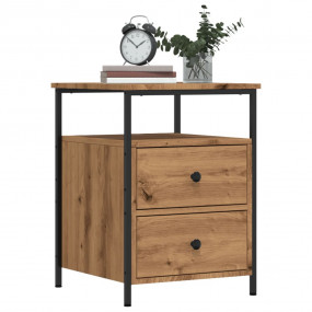 Bedside Cabinet Artisan Oak Engineered wood, metal Medi...