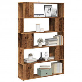 Book Cabinet Old Wood Engineered Wood 39.4x9.4x61.0 in