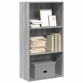 Bookcase Gray Sonoma Engineered Wood Medium Bookcase