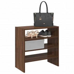Shoe Rack Set of 2 Brown oak Engineered wood Standard S...
