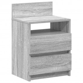 Bedside Cabinet Grey sonoma Engineered wood Medium