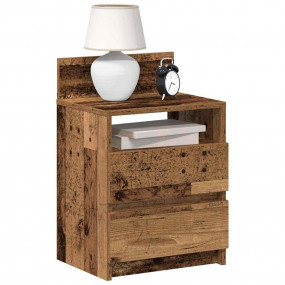 Bedside Cabinet Old wood Engineered wood Medium Storage