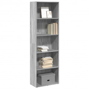 Bookcase Grey Sonoma Engineered Wood Large Bookcase Rec...