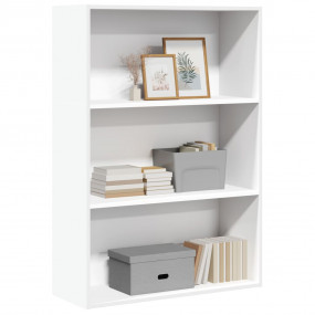 Bookcase White Engineered wood Medium Bookcase Rectangu...