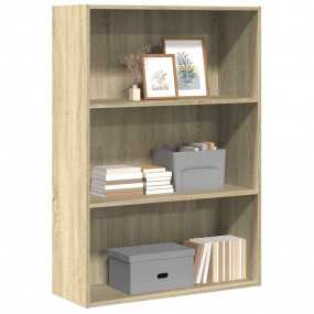 Bookcase Sonoma Oak Engineered Wood Medium Bookcase Rec...
