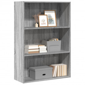 Bookcase Grey Sonoma Engineered Wood Medium Bookcase