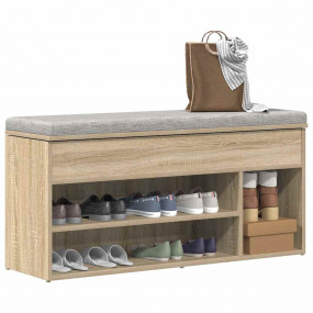 Shoe Bench Sonoma oak Engineered wood Standard Shoe Ben...