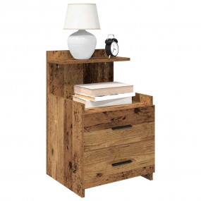 Nightstand Set of 2 Old wood Engineered wood Medium Nig...