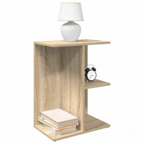 Bedside Table Set of 2 Sonoma Oak Engineered Wood