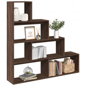 Room Divider Bookcase Brown oak Engineered wood