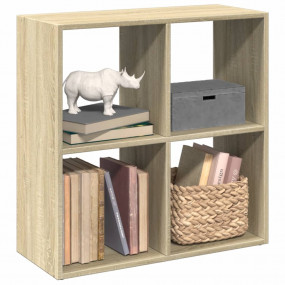 Room Divider Bookcase Sonoma oak Engineered wood Medium