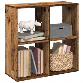 Room Divider Bookcase Old wood Engineered wood Medium