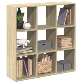 Room Divider Bookcase Sonoma oak Engineered wood Medium