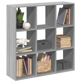 Room Divider Bookcase Grey Sonoma Engineered wood Mediu...
