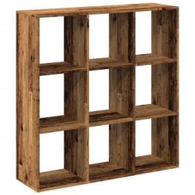 Room Divider Bookcase Old Wood Engineered Wood Medium