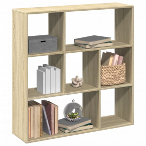 Room Divider Bookcase Sonoma Oak Engineered Wood Medium