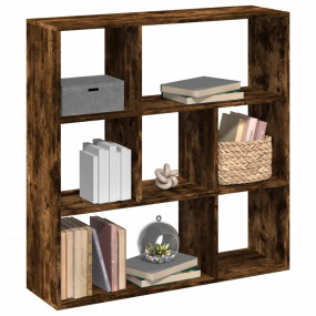 Room Divider Bookcase Smoked oak Engineered wood Medium...
