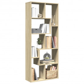 Room Divider Bookcase Sonoma oak Engineered wood