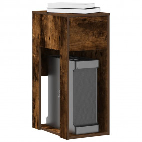 Computer Tower Stand Smoked Oak Engineered wood Medium