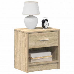 Bedside Cabinet Sonoma oak Engineered wood Small Bedsid...