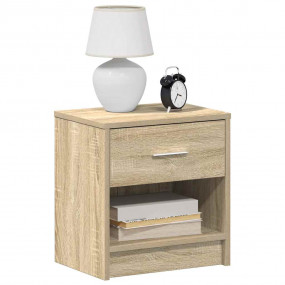 Bedside Cabinet Set of 2 Sonoma Oak Engineered wood