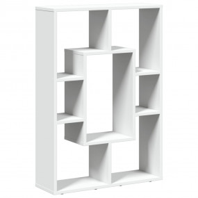 Bookcase White Engineered wood Medium Bookcase Rectangu...