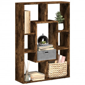 Bookcase Smoked Oak Engineered Wood Medium Bookshelf