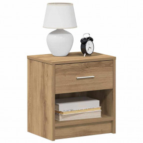 Bedside Cabinet Set of 2 Artisan Oak Engineered wood Co...