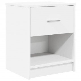 Bedside Cabinet White Engineered wood Medium Bedside Ca...