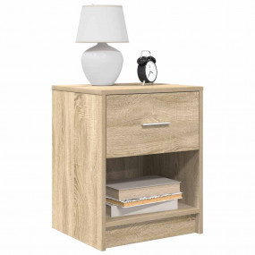 Bedside Cabinet Set of 2 Sonoma oak Engineered Wood