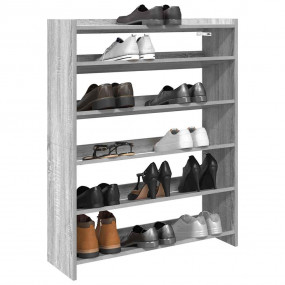 Shoe Rack Grey Sonoma Engineered Wood Shoe Rack Rectang...