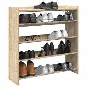 Shoe Rack Sonoma Oak Engineered Wood Compact Shoe Rack