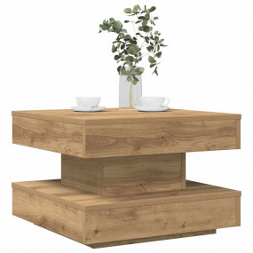 Coffee Table Artisan oak Engineered wood 19.7 x 19.7 in...