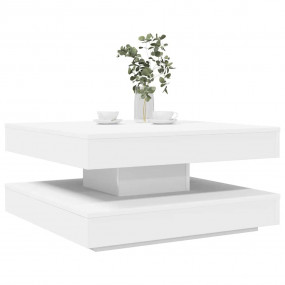 Coffee Table White Engineered wood Medium Rotatable