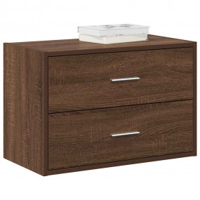 Cabinet Brown Oak Engineered Wood Small Cabinet Rectang...