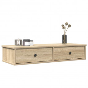 Wall Shelf Sonoma oak Engineered wood 39.4 x 14.8 x 7.5...