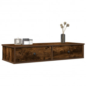 Wall Shelf Smoked oak Engineered wood Medium Wall Shelf