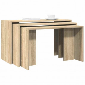 Nesting Table Sonoma oak Engineered wood Small to Mediu...