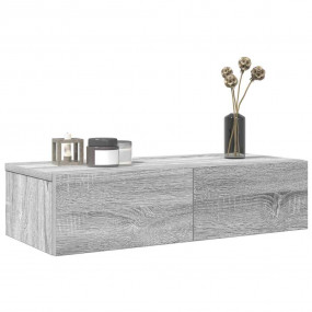 Wall Shelf Grey Sonoma Engineered wood 23.6 x 10.4 x 5....