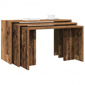 Nesting Table Old wood Engineered wood Small, Medium, L...