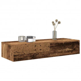 Wall Shelf Old Wood Engineered Wood Medium Wall Shelf