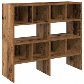 Shoe Rack Set of 2 Old Wood Engineered Wood Medium Stac...