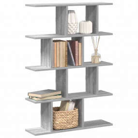 Wall Cube Shelf Grey Sonoma Engineered Wood Medium