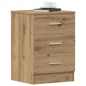 Bedside Cabinet Artisan Oak Engineered Wood Compact