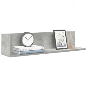 Wall Shelf Concrete gray Engineered wood Medium Reversi...